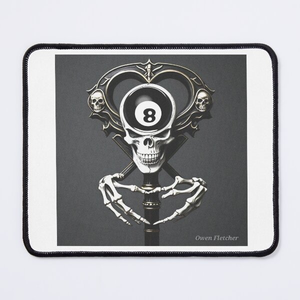 Item preview, Skulls Eight Ball designed and sold by Altar Ego Art.