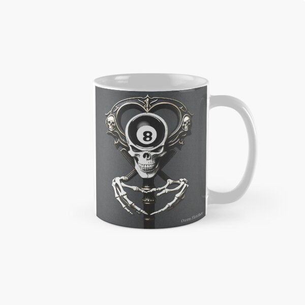 Item preview, Skulls Eight Ball designed and sold by Altar Ego Art.
