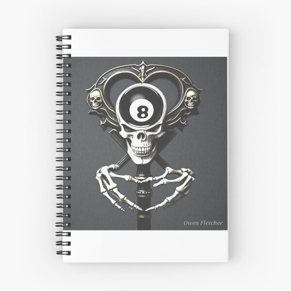 Item preview, Skulls Eight Ball designed and sold by Altar Ego Art.