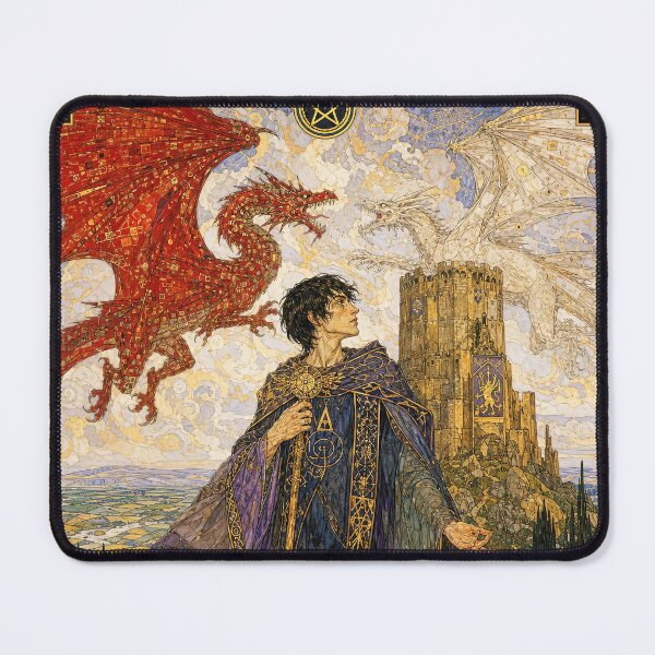 Item preview, The Tower of Merlin | Arthurian Legend Wall Art designed and sold by Stoneflower-Art.