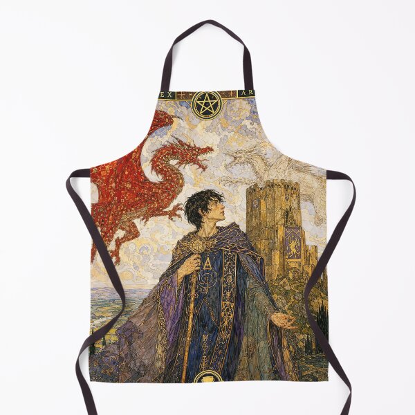 Item preview, The Tower of Merlin | Arthurian Legend Wall Art designed and sold by Stoneflower-Art.