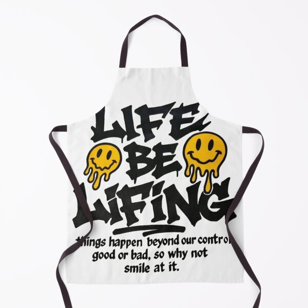 Item preview, Life Be Lifing Melting Smiley Face Graphic | Funny Positive Streetwear Quote designed and sold by Gbriel3.