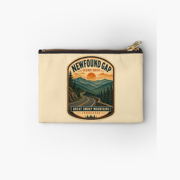 Item preview, Newfound Gap Scenic Drive Vintage Travel Poster | Great Smoky Mountains Retro Art designed and sold by Globalcitytees.