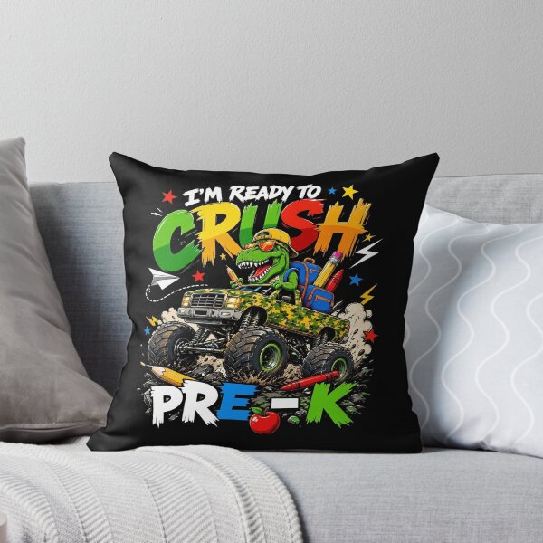 Item preview, I'm Ready To Crush Pre-K Dinosaur Monster Truck designed and sold by Vermanartist.