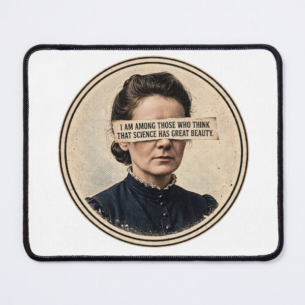 Item preview, Women In STEM Marie Curie - Science Has Great Beauty designed and sold by Neurospicy Trolls.