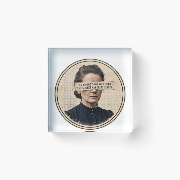 Item preview, Women In STEM Marie Curie - Science Has Great Beauty designed and sold by Neurospicy Trolls.