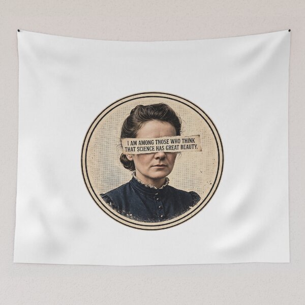 Item preview, Women In STEM Marie Curie - Science Has Great Beauty designed and sold by Neurospicy Trolls.