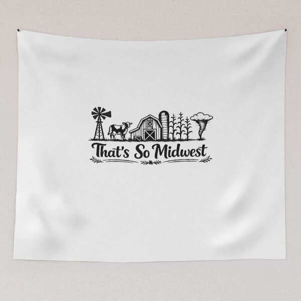 Item preview, That's So Midwest Vintage Farm Barn Windmill Cow Country Life Design designed and sold by favoprintaart.