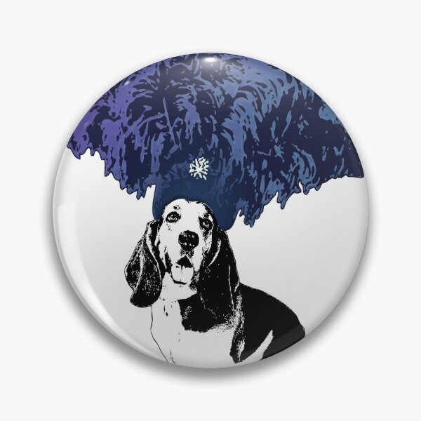 Item preview, Showgirls Just Wanna Have Fun - Black and White Dog with Headdress designed and sold by LittleMissTyne.