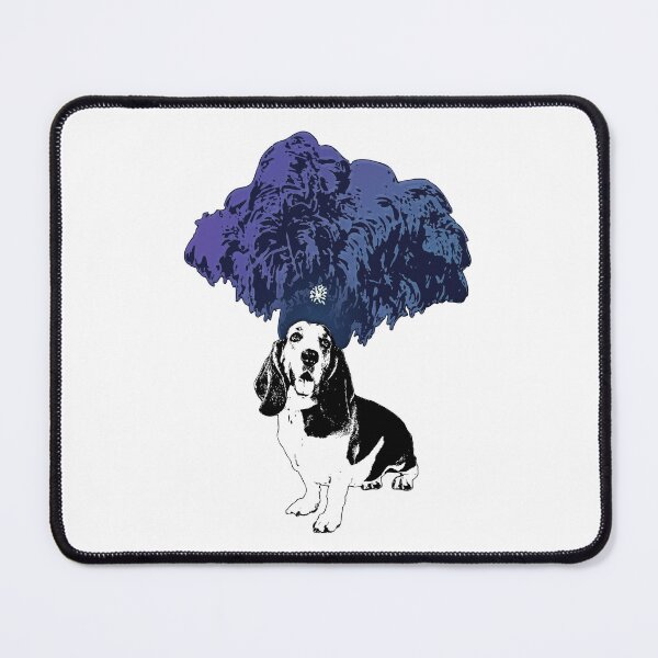 Item preview, Showgirls Just Wanna Have Fun - Black and White Dog with Headdress designed and sold by LittleMissTyne.