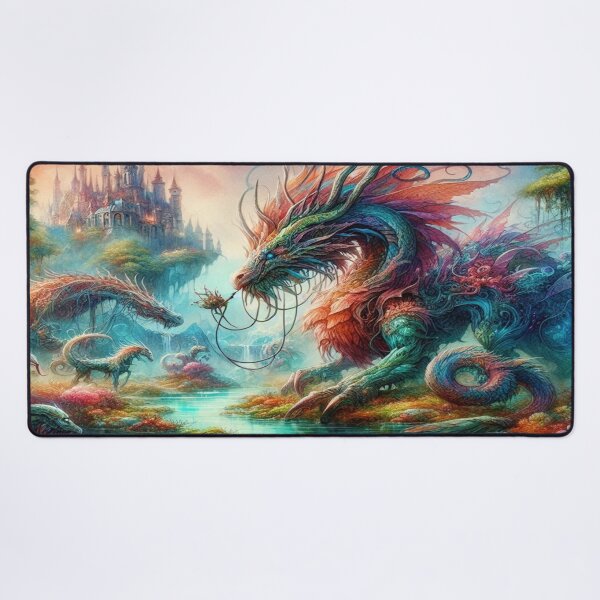 Item preview, Painterly Realistic Dragon Realm Portrait designed and sold by FotoworldEdel.