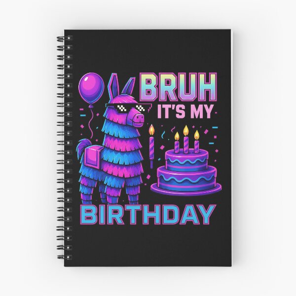 Item preview, Bruh Its My Birthday Funny Neon Llama Pinata Meme designed and sold by Vermanartist.