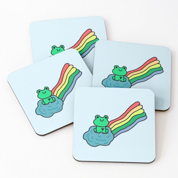 Item preview, Happy Rainbow Frog Doodle designed and sold by MiaBellaGirl.