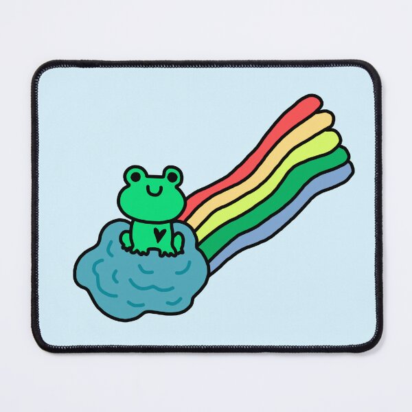 Item preview, Happy Rainbow Frog Doodle designed and sold by MiaBellaGirl.