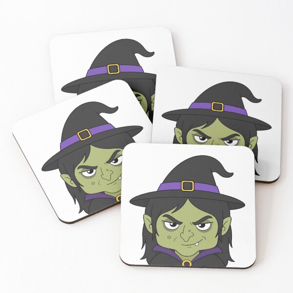 Item preview, Cute Witch Cartoon Halloween Character designed and sold by teeperfect.