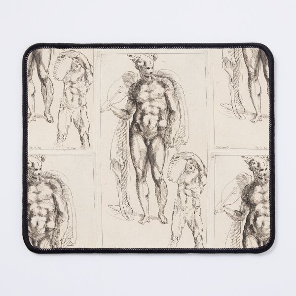Item preview, Winged Male Nude Anatomical Study designed and sold by artofuniverse.