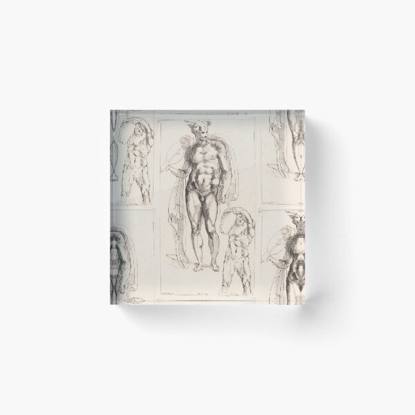 Item preview, Winged Male Nude Anatomical Study designed and sold by artofuniverse.