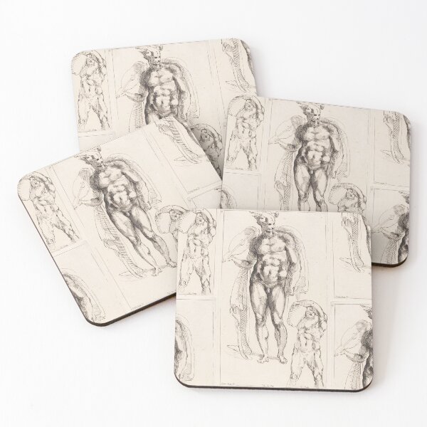 Item preview, Winged Male Nude Anatomical Study designed and sold by artofuniverse.