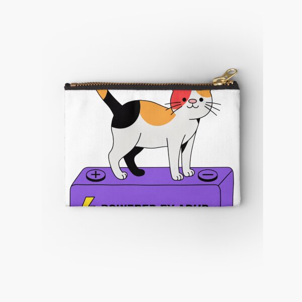 Item preview, Powered By ADHD Cat Pink – Cute Cat Humor Illustration designed and sold by Charonde.
