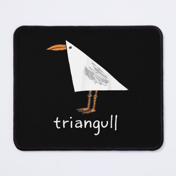 Item preview, Funny Geometric Triangull Seagull Pun Minimalist Abstract Bird Artwork Graphic Design designed and sold by GalenoHenley.