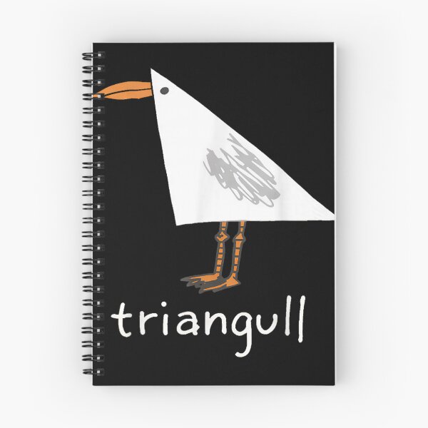 Item preview, Funny Geometric Triangull Seagull Pun Minimalist Abstract Bird Artwork Graphic Design designed and sold by GalenoHenley.