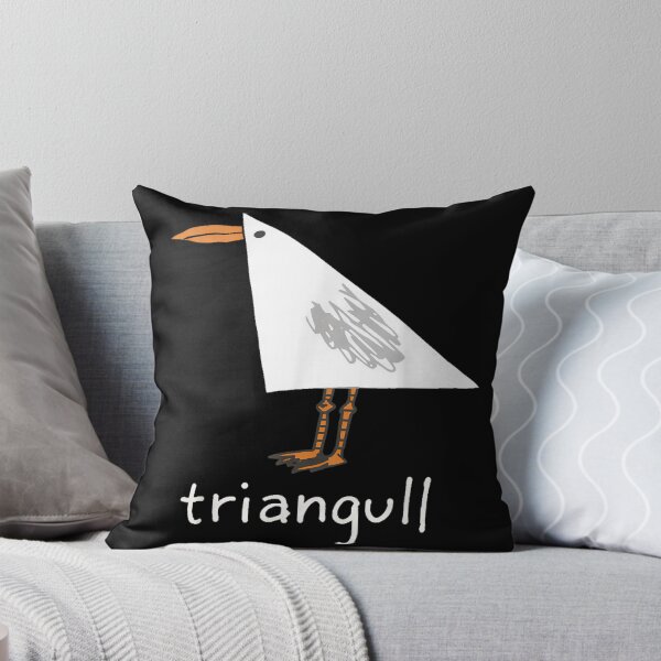 Item preview, Funny Geometric Triangull Seagull Pun Minimalist Abstract Bird Artwork Graphic Design designed and sold by GalenoHenley.