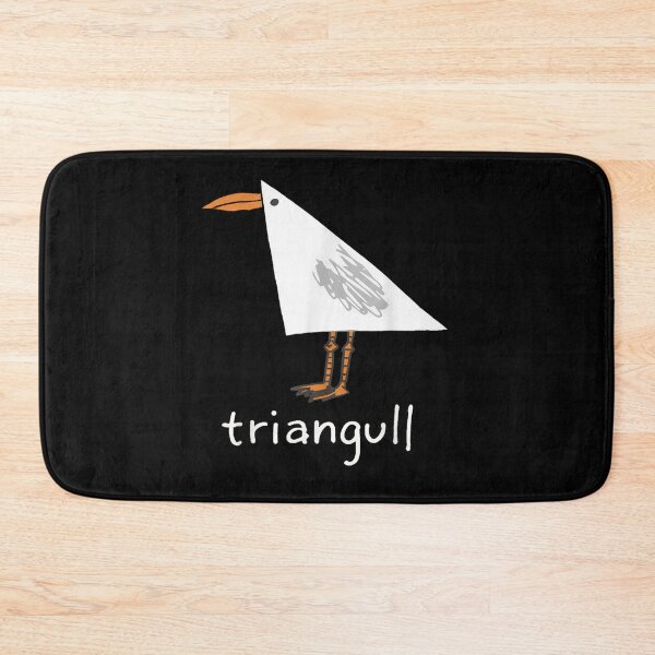 Item preview, Funny Geometric Triangull Seagull Pun Minimalist Abstract Bird Artwork Graphic Design designed and sold by GalenoHenley.