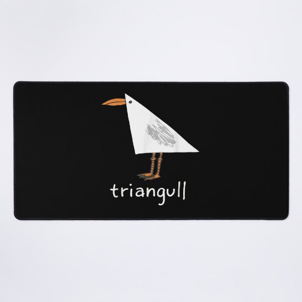 Item preview, Funny Geometric Triangull Seagull Pun Minimalist Abstract Bird Artwork Graphic Design designed and sold by GalenoHenley.