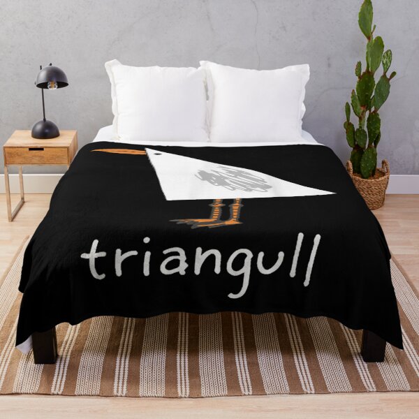 Item preview, Funny Geometric Triangull Seagull Pun Minimalist Abstract Bird Artwork Graphic Design designed and sold by GalenoHenley.
