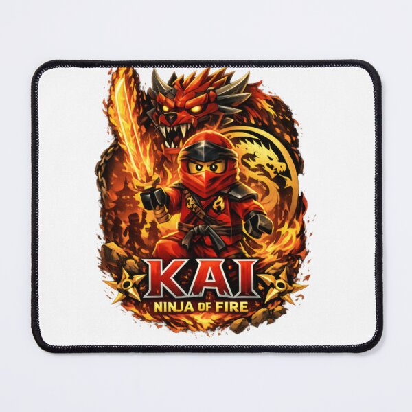 Item preview, Kai Ninja of Fire – Epic Flame Warrior Inspired Fan Art designed and sold by CatLovers Studio.