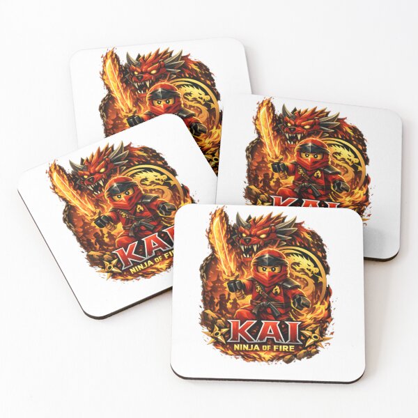 Item preview, Kai Ninja of Fire – Epic Flame Warrior Inspired Fan Art designed and sold by CatLovers Studio.