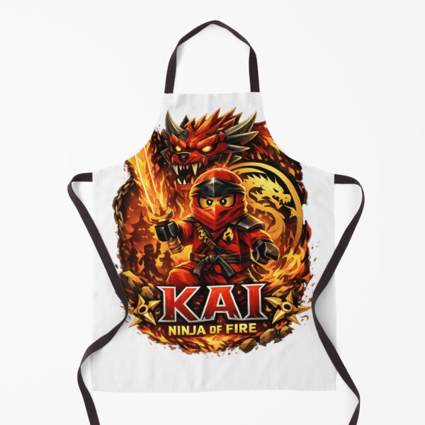 Item preview, Kai Ninja of Fire – Epic Flame Warrior Inspired Fan Art designed and sold by CatLovers Studio.