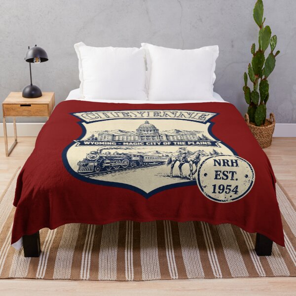 Item preview, Retro Cheyenne Wyoming Magic City License Plate designed and sold by Normandy Road Heritage.