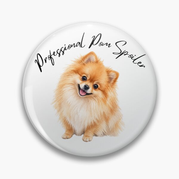 Item preview, Pomeranian Professional Pom Spoiler designed and sold by MoonMonkeyNbear.