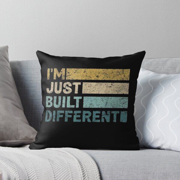 Item preview, I'm Just Built Different Vintage Retro Quote | Funny Motivational Graphic designed and sold by Gbriel3.