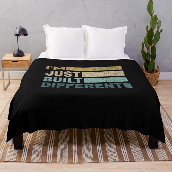 Item preview, I'm Just Built Different Vintage Retro Quote | Funny Motivational Graphic designed and sold by Gbriel3.