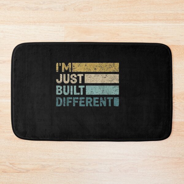 Item preview, I'm Just Built Different Vintage Retro Quote | Funny Motivational Graphic designed and sold by Gbriel3.