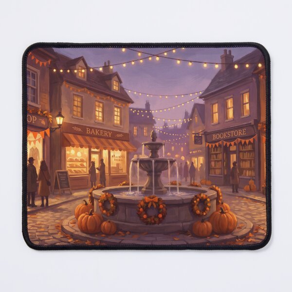 Item preview, Halloween Town Square designed and sold by RedPeaStudio.