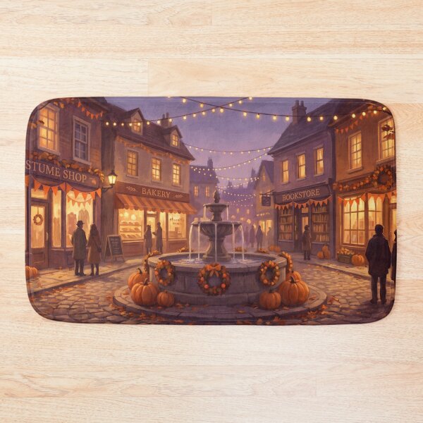 Item preview, Halloween Town Square designed and sold by RedPeaStudio.