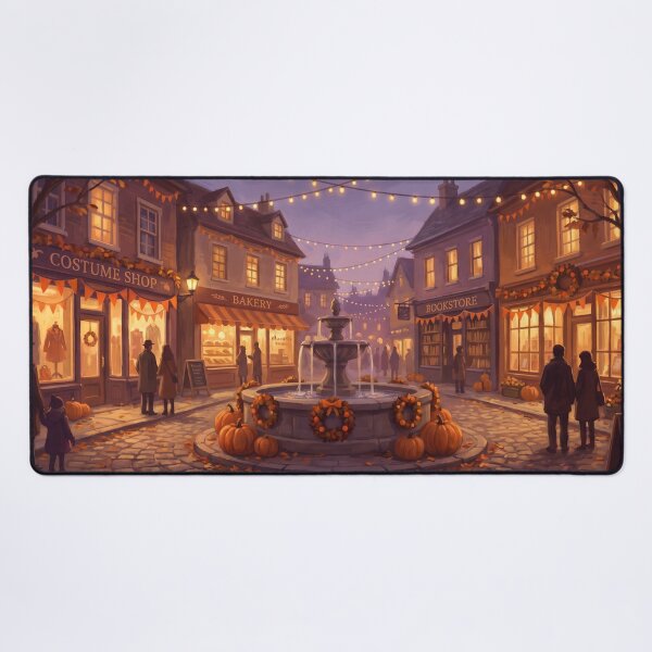 Item preview, Halloween Town Square designed and sold by RedPeaStudio.
