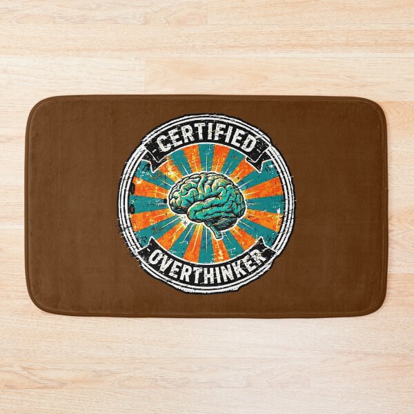 Item preview, Certified Overthinker | Retro Design Brain Anxiety designed and sold by AstronautMerch.