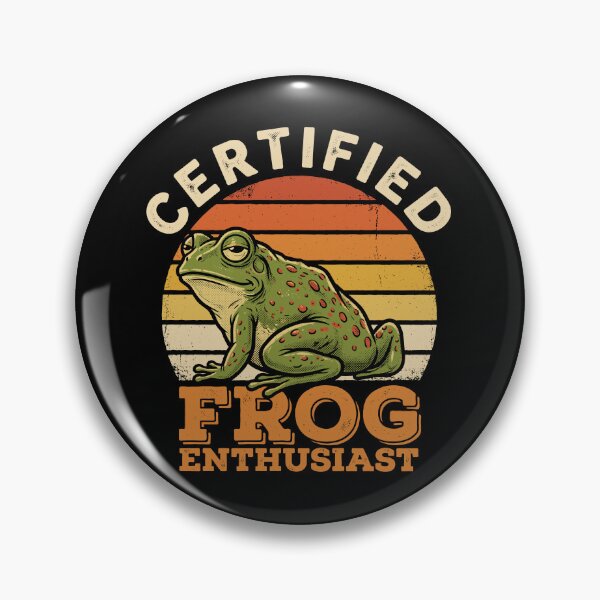 Item preview, Certified Frog Enthusiast Frog Lover Amphibian Owner designed and sold by Doodleoub.