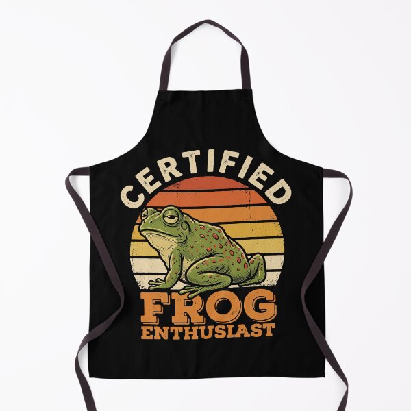 Item preview, Certified Frog Enthusiast Frog Lover Amphibian Owner designed and sold by Doodleoub.