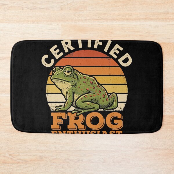 Item preview, Certified Frog Enthusiast Frog Lover Amphibian Owner designed and sold by Doodleoub.