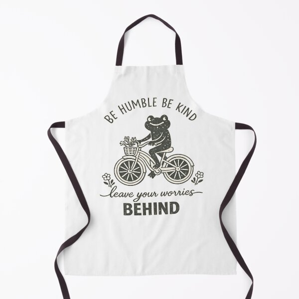 Item preview, Be Humble Be Kind Leave Your Worries Behind Cute Frog Bicycle Design designed and sold by favoprintaart.