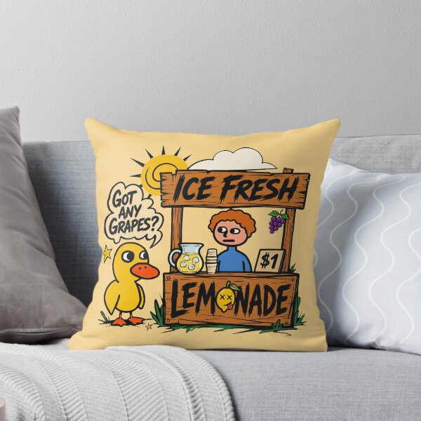Item preview, Got Any Grapes Funny Duck At Lemonade Stand Retro Comic designed and sold by Vermanartist.