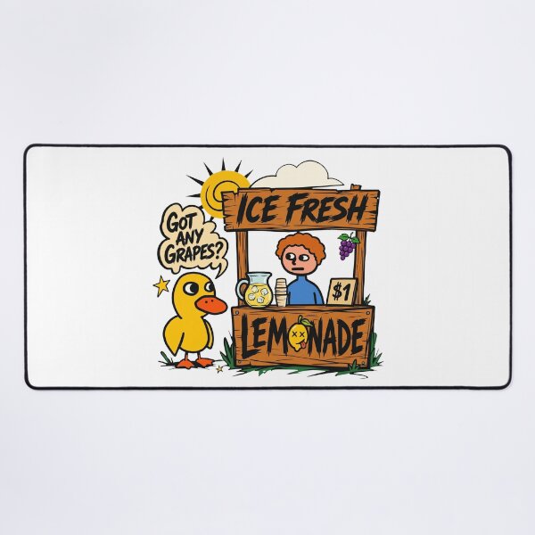 Item preview, Got Any Grapes Funny Duck At Lemonade Stand Retro Comic designed and sold by Vermanartist.