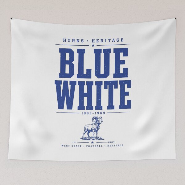 Item preview, Blue White 1963–1969 — Vintage West Coast Football Heritage designed and sold by elcarnero.