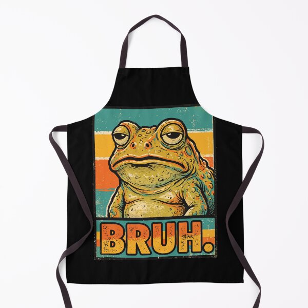Item preview, Bruh. Funny Frog Meme Tired Slang Youth designed and sold by Doodleoub.