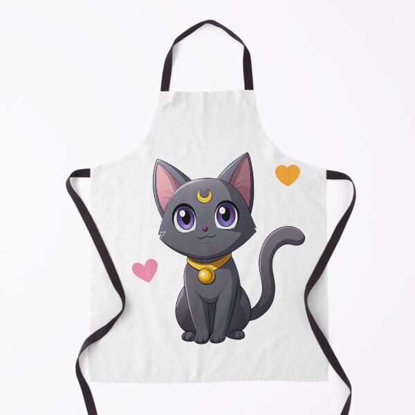 Item preview, Kawaii Moon Black Cat | Cute Chibi Lunar Kitty Cartoon Illustration designed and sold by Mousy17.
